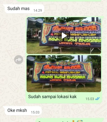 Pengiriman Papan Bunga Tegalsari Purwasari